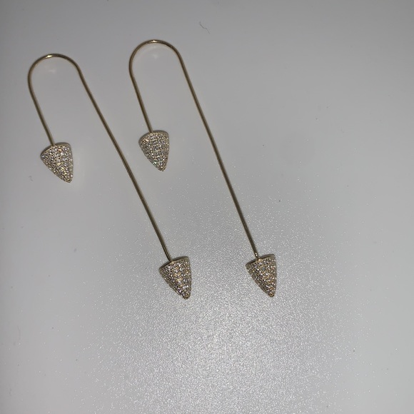 🌟 Earrings 925 sterling Silver in gold✨ - Picture 3 of 3